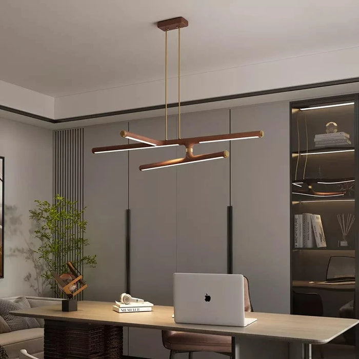 Éclairage de salon Nordique Créatif en Cuivre - Lumière LED Moderne de Luxe | Marco Lucetti