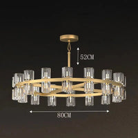 Éclairage intérieur nordique pour salle à manger : suspension design. | Marco Lucetti 30 têtes / APP avec RC à intensité variable