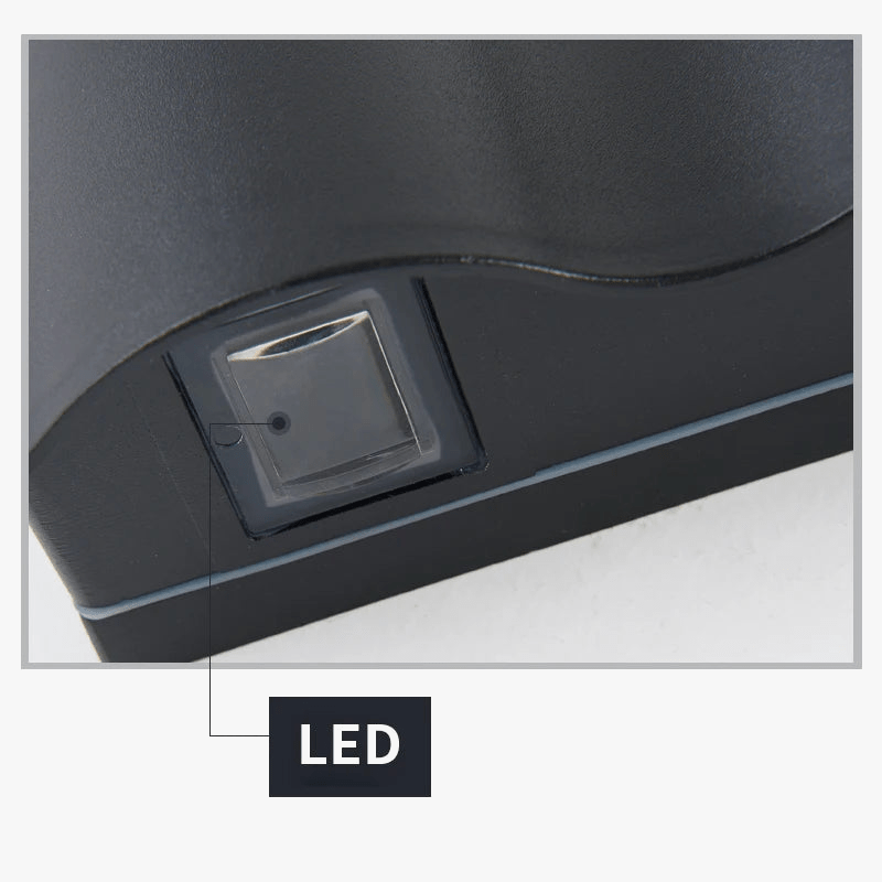 Éclairage mural extérieur LED étanche Villa Lumière murale ronde applique balcon, jardin et escalier | Marco Lucetti