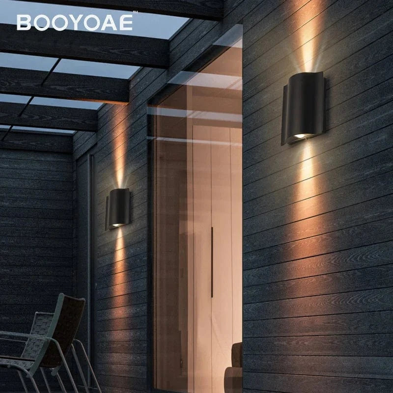 Éclairage mural extérieur LED étanche Villa Lumière murale ronde applique balcon, jardin et escalier | Marco Lucetti