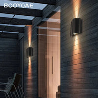 Éclairage mural extérieur LED étanche Villa Lumière murale ronde applique balcon, jardin et escalier | Marco Lucetti