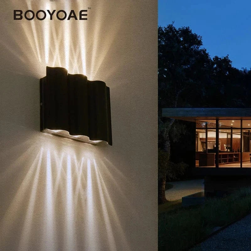 Éclairage mural extérieur LED étanche Villa Lumière murale ronde applique balcon, jardin et escalier | Marco Lucetti