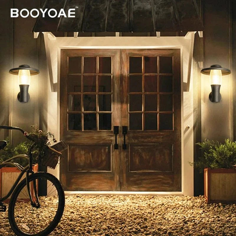 Éclairage mural extérieur LED - Lampe décorative moderne pour porche et balcon | Marco Lucetti Blanc chaud
