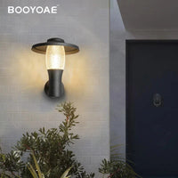 Éclairage mural extérieur LED - Lampe décorative moderne pour porche et balcon | Marco Lucetti Blanc chaud