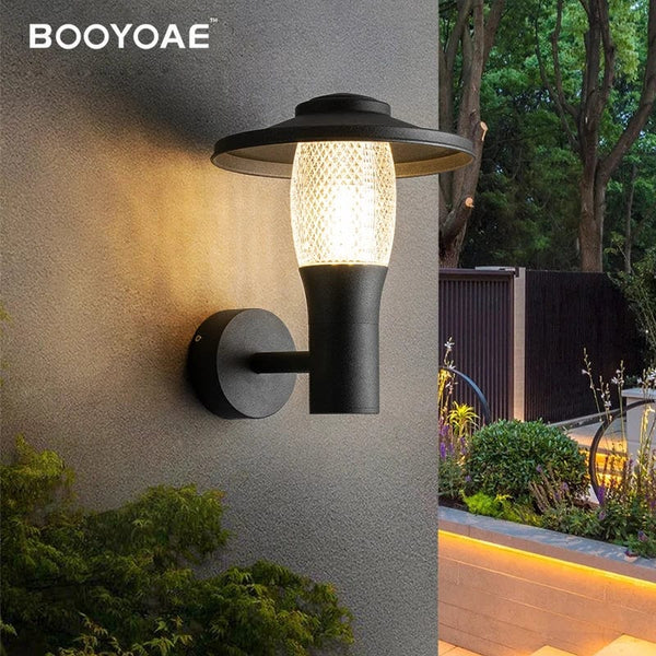 Éclairage mural extérieur LED - Lampe décorative moderne pour porche et balcon | Marco Lucetti Blanc chaud