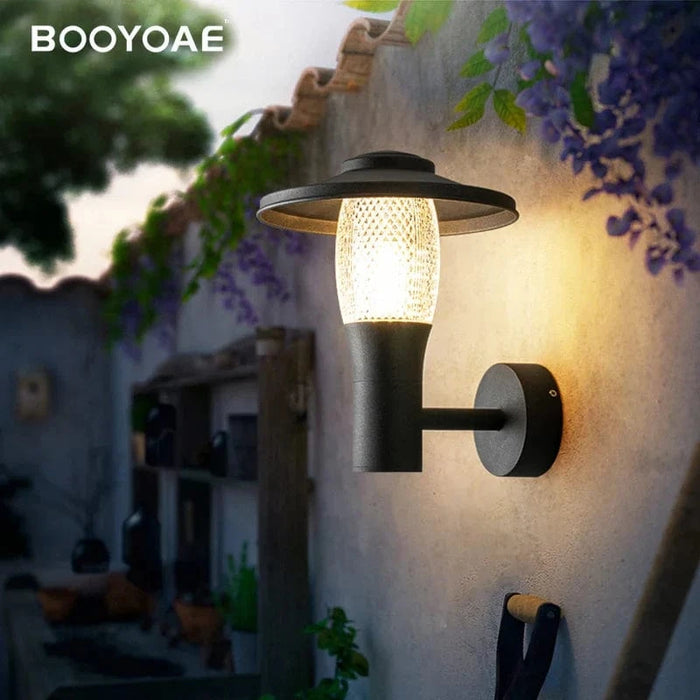 Éclairage mural extérieur LED - Lampe décorative moderne pour porche et balcon | Marco Lucetti Blanc chaud