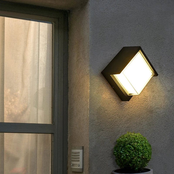 Éclairage mural extérieur moderne en aluminium - Lampe design pour porche, balcon et terrasse | Marco Lucetti
