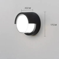 Éclairage mural extérieur moderne en aluminium - Lampe design pour porche, balcon et terrasse | Marco Lucetti A-lumière froide 12W