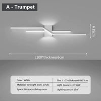 Éclairage mural LED moderne pour une maison stylée | Marco Lucetti TypeA Blanc 100cm / Blanc chaud