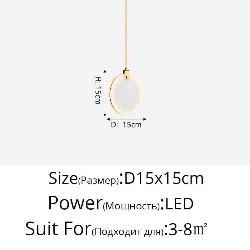 Éclairage Suspendu de Luxe en Marbre pour Restaurants Chic | Marco Lucetti