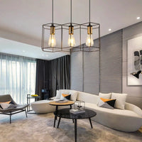 Élégant plafonnier LED géométrique suspendu E27 | Marco Lucetti