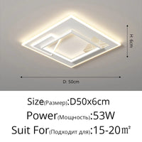 Ensemble d'éclairage nordique  moderne et minimaliste pour plafonnier | Marco Lucetti