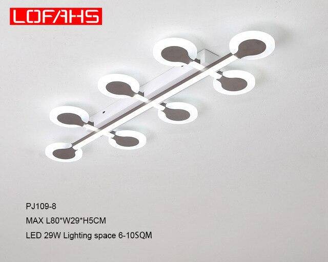 Entrance - Plafonnier à LED contemporain | Marco Lucetti 8 lampes / Chaude