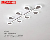 Entrance - Plafonnier à LED contemporain | Marco Lucetti 8 lampes / Chaude