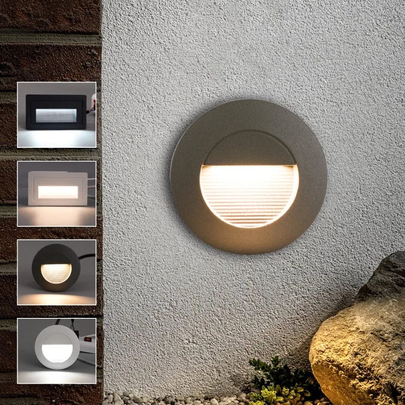 Escalier LED Footlight Intégré Étanche pour l'Extérieur | Marco Lucetti