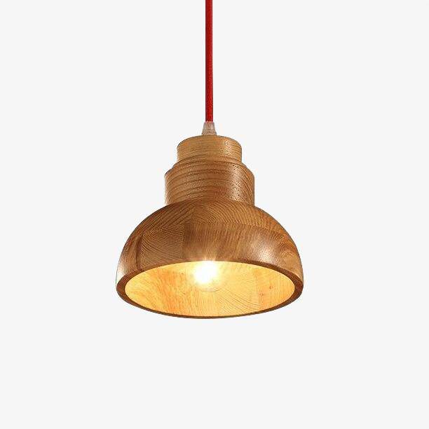 Suspension LED en bois design Craft