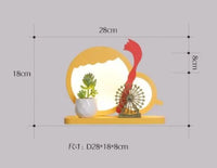 Fille Enfant Chambre Décor Éclairage de Nuit Lapin Rose | Marco Lucetti H / Blanc chaud (2700-3500K)