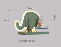 Fille Enfant Chambre Décor Éclairage de Nuit Lapin Rose | Marco Lucetti J. / Blanc froid (5 500-7 000 K).