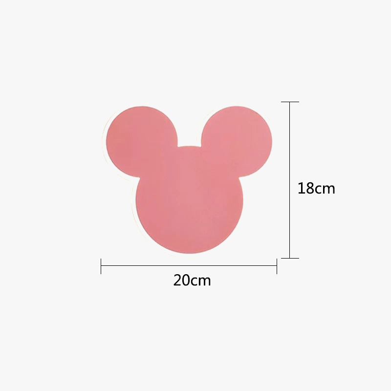 Fille Enfant Chambre Décor Éclairage de Nuit Lapin Rose