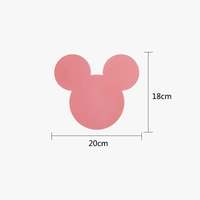 Fille Enfant Chambre Décor Éclairage de Nuit Lapin Rose