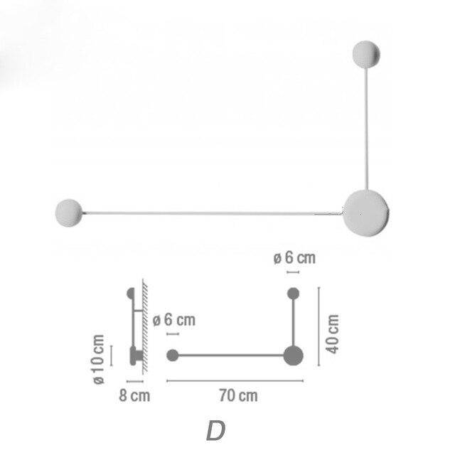 Foyer LED ajustable Design | Marco Lucetti D / Noir