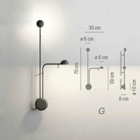 Foyer LED ajustable Design | Marco Lucetti G / Noir