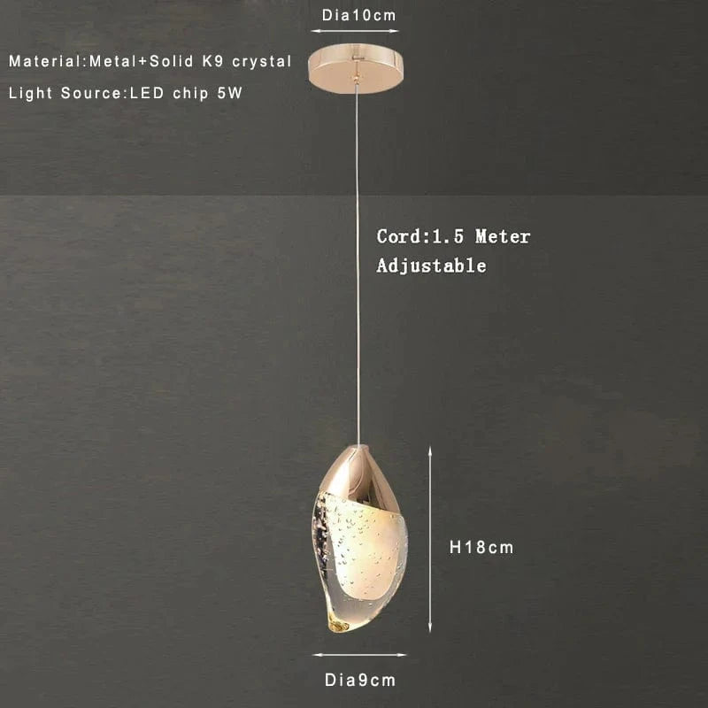 Fumi Crystal Suspension | Marco Lucetti 1 lampe / Blanc froid 6000K