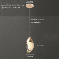 Fumi Crystal Suspension | Marco Lucetti 1 lampe / Blanc froid 6000K