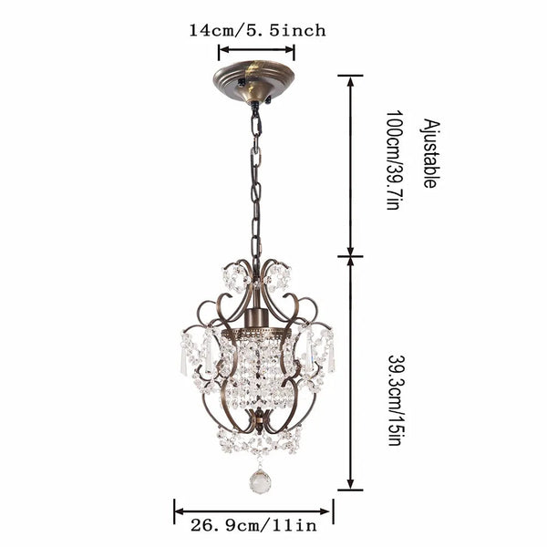 Lustre en cristal Ganeed - Élégance Moderne