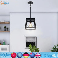 Ganeed Suspension Cage en métal avec finition bois - Lustre rustique à 1 lumière | Marco Lucetti