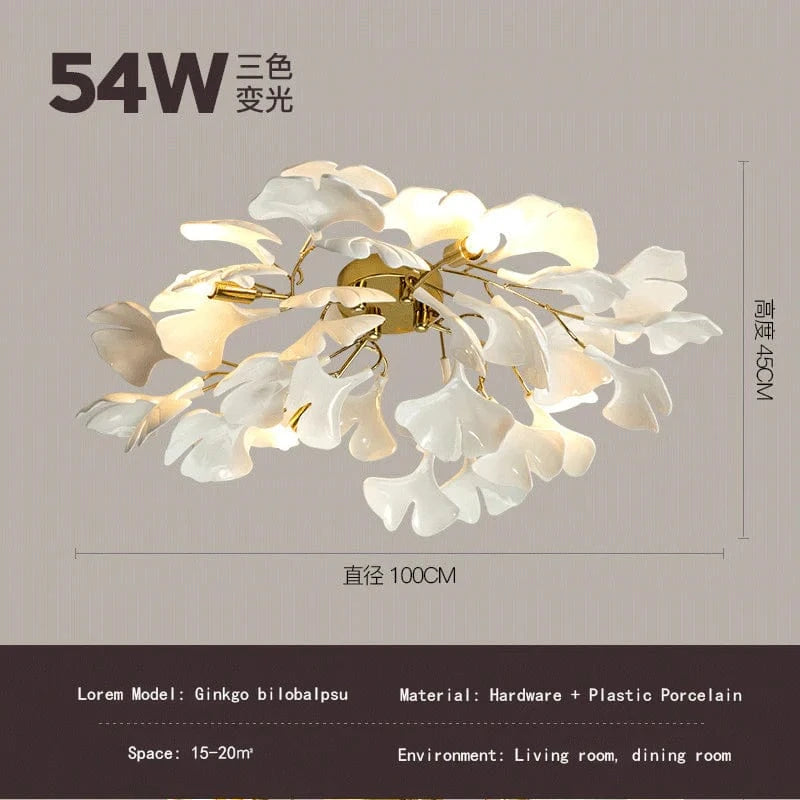 Ginkgo - Collection Atmosphère Luxe de Loft Hall d'Hôtel | Marco Lucetti B P100cm