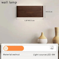 Grand lustre en bois LED design rétro Moderne | Marco Lucetti Applique / Lumière chaude