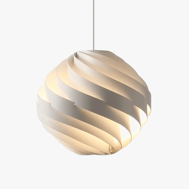 Gubi Turbo Suspension Design Globe Blanche - Lampe de Salon Élégante | Marco Lucetti