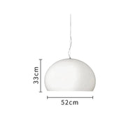 Gubi Turbo Suspension Globe Blanche pour Chambre à Coucher et Salle à Manger | Marco Lucetti Mat et opaque / Blanc chaud
