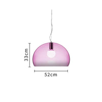 Gubi Turbo Suspension Globe Blanche pour Chambre à Coucher et Salle à Manger | Marco Lucetti Rose / Blanc froid