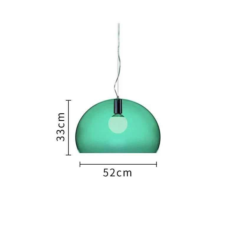 Gubi Turbo Suspension Globe Blanche pour Chambre à Coucher et Salle à Manger | Marco Lucetti Vert / Sans ampoule