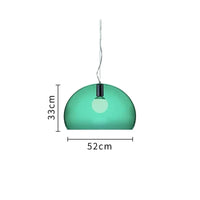Gubi Turbo Suspension Globe Blanche pour Chambre à Coucher et Salle à Manger | Marco Lucetti Vert / Sans ampoule