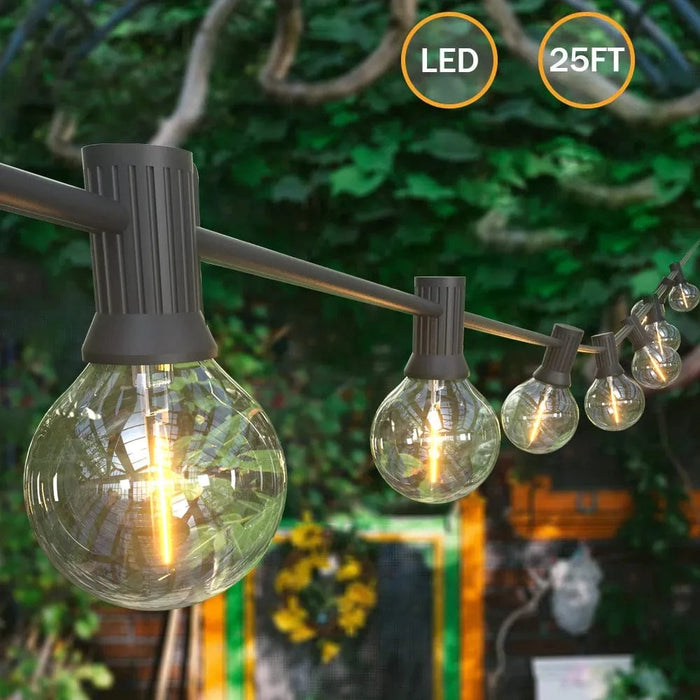 Guirlandes Lumineuses LED G40 pour l'Extérieur | Marco Lucetti 53 pieds 30 ampoules