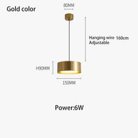 GYSLUX Suspension LED Panneau Rond Suspendu Downlight