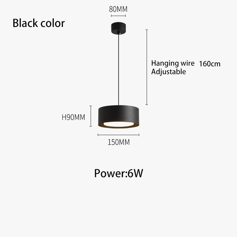 GYSLUX Suspension LED Panneau Rond Suspendu Downlight | Marco Lucetti