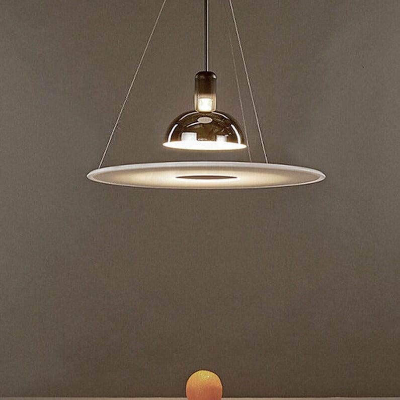 Helios: Lustre design LED chromé suspendu | Marco Lucetti