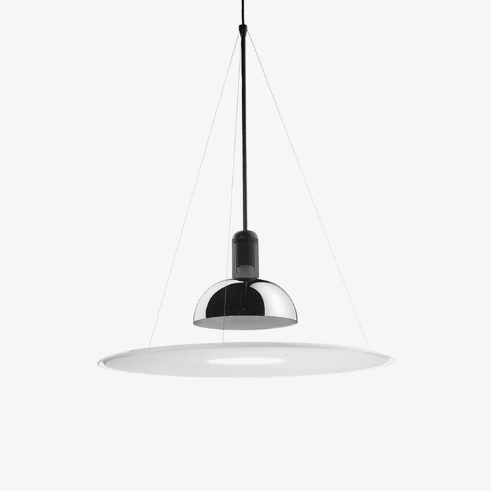 Helios: Lustre design LED chromé suspendu | Marco Lucetti