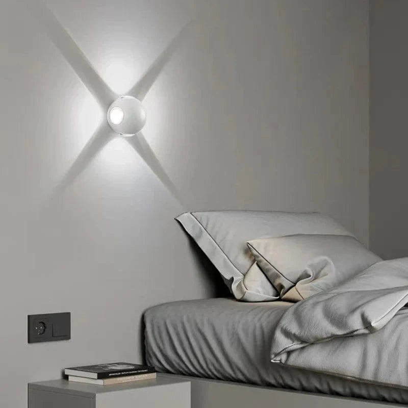 Hémisphère - Applique murale LED 4W haut de gamme pour Chevet, Couloir et Jardin | Marco Lucetti