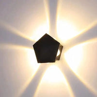 Hémisphère - Applique murale LED 4W haut de gamme pour Chevet, Couloir et Jardin | Marco Lucetti 12CM 5W / Lumière blanche / Plastique ABS | noir