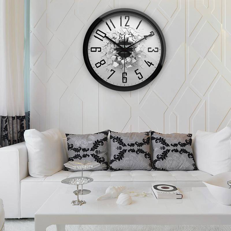 Horloge murale 3D Break Design. | Marco Lucetti