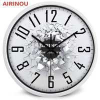 Horloge murale 3D Break Design. | Marco Lucetti Blanc / 25cm