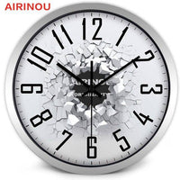 Horloge murale 3D Break Design. | Marco Lucetti Gris / 25cm