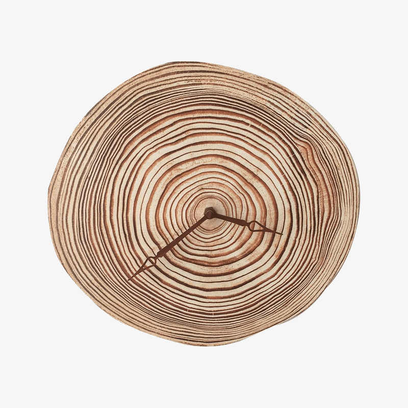 Horloge murale en bois 28cm - Style scandinave | Marco Lucetti