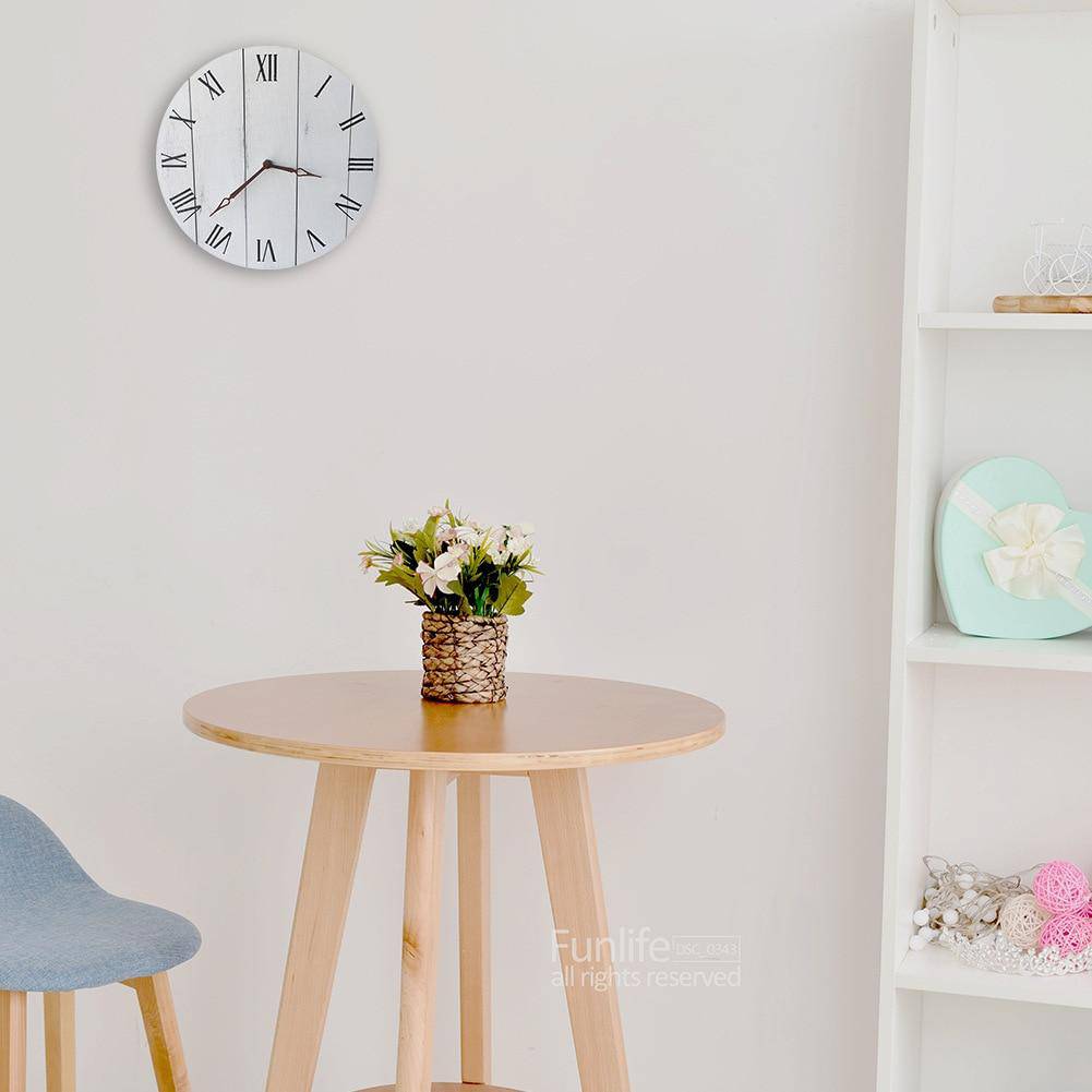 Horloge murale scandinave blanche - 28cm | Marco Lucetti