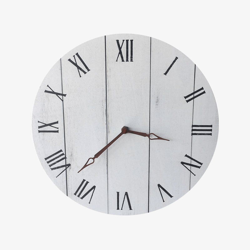 Horloge murale scandinave blanche - 28cm | Marco Lucetti